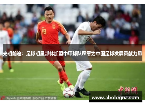 光明前途：足球明星郜林加盟中甲球队愿意为中国足球发展贡献力量